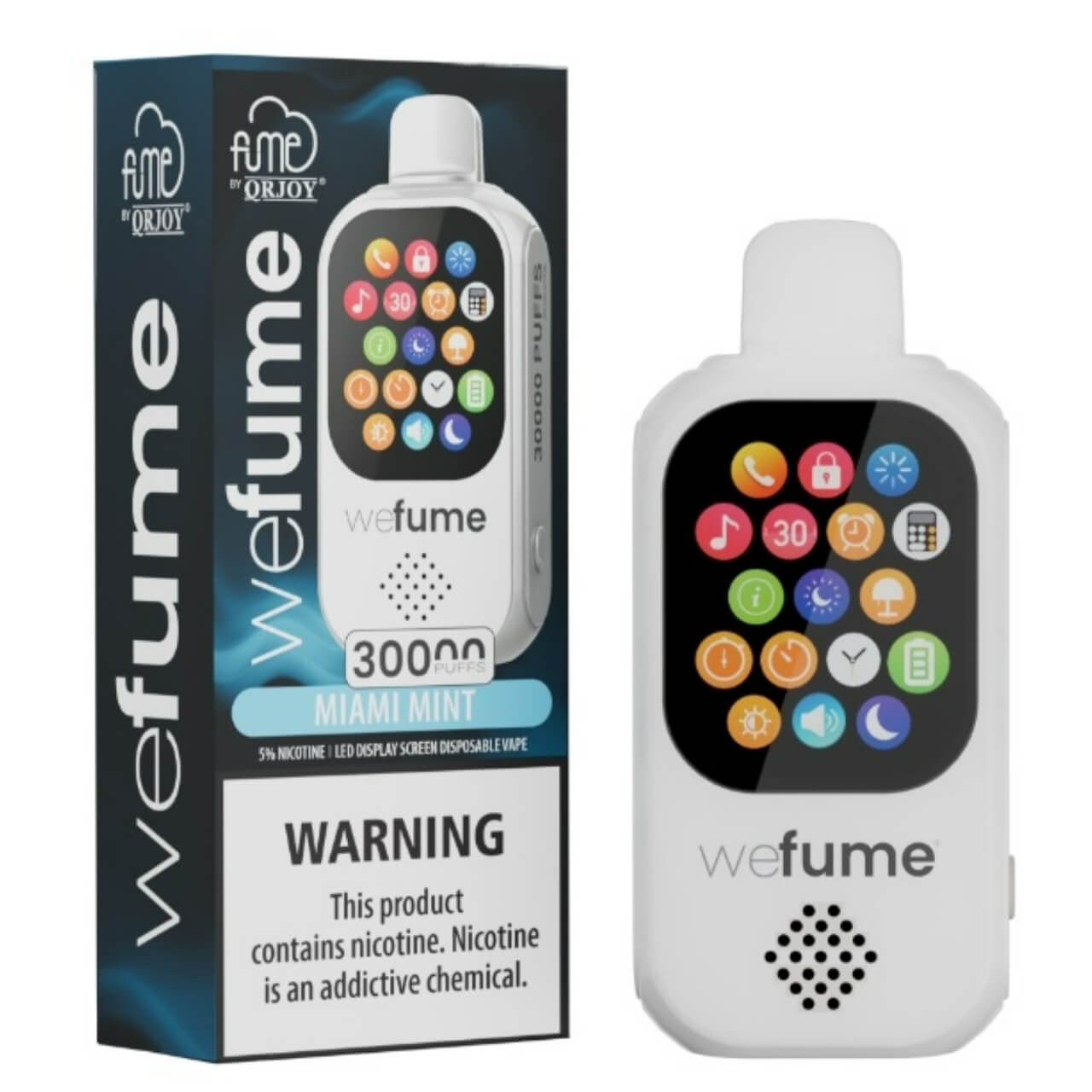 WeFume 30000 Puff Disposable Vape β Miami Mint flavor front view