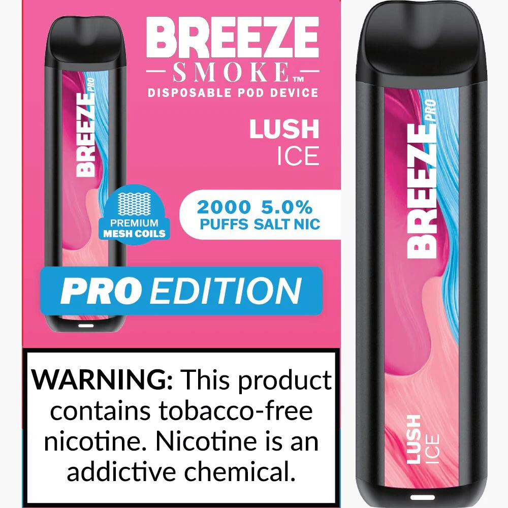 Breeze Pro 600 Disposable [Lush Ice]- Vapes On The Low