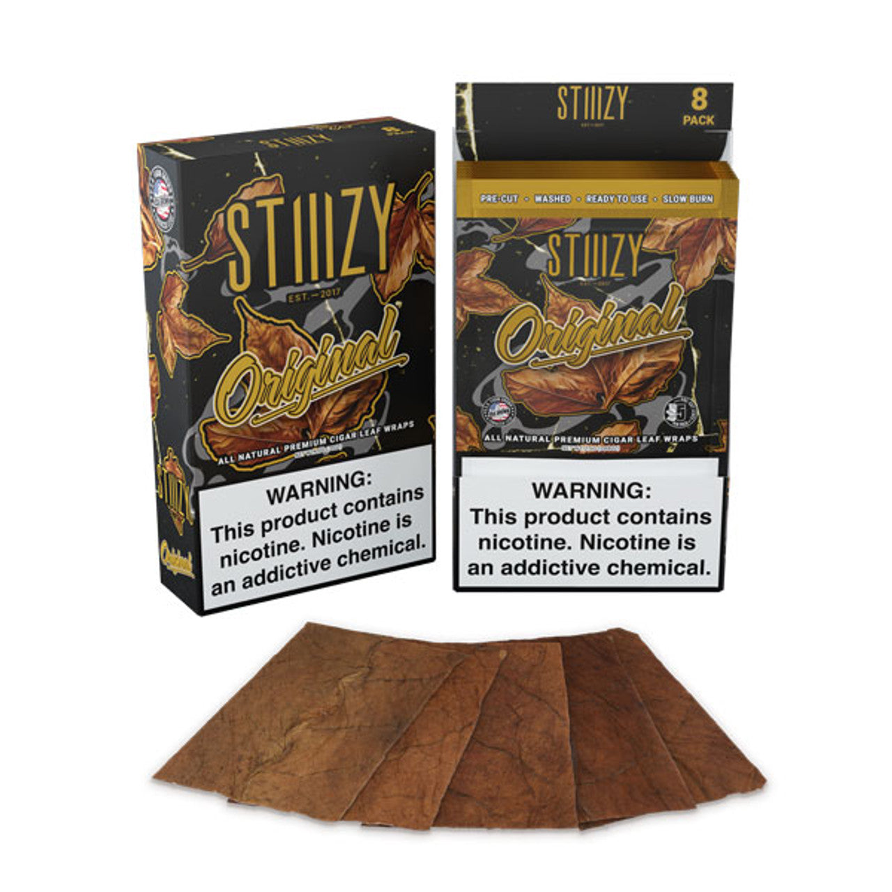 STIIIZY Premium All Natural Leaf Wraps